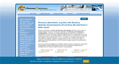 Desktop Screenshot of directorymatrimonio.it